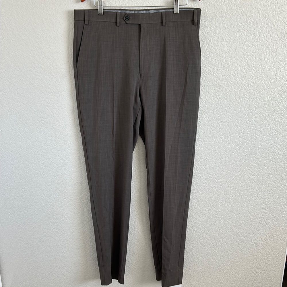 Chaps Men's Dark Gray Dress Pants M/36W x 34L